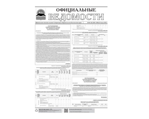 №98-103 (5691-5696) от 29.07.2021