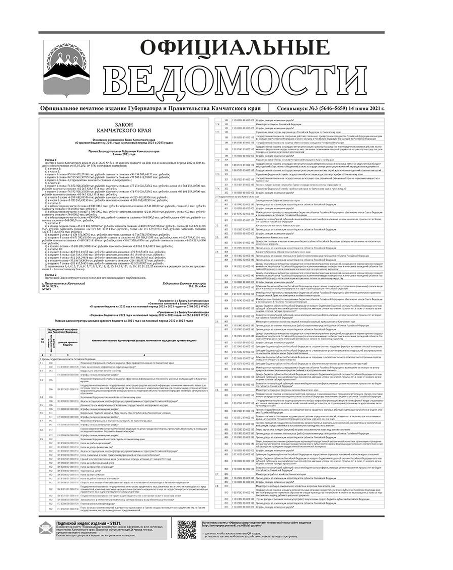 Спецвыпуск №3 (5646-5659) от 14.06.2021