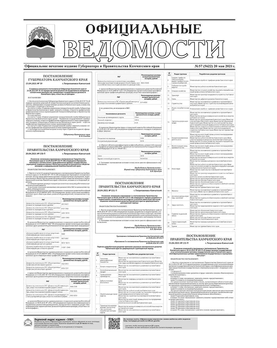 №57 (5622) от 20.05.2021